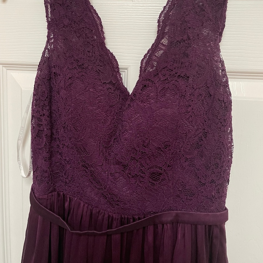 Purple bridesmaid dress